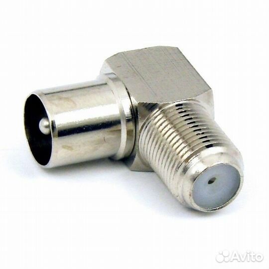 Угловой штекер TV-папа под F-разъем RTM - 3 шт