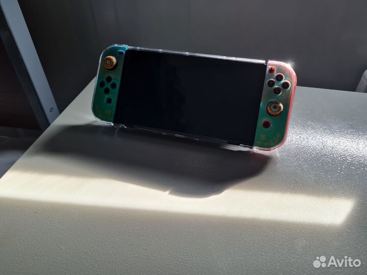 Nintendo switch oled прошитая чип + аксессуары