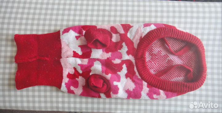 Трикотажный свитер для не большой собаки