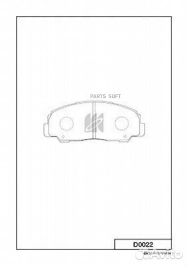 Kashiyama D0022 Колодки