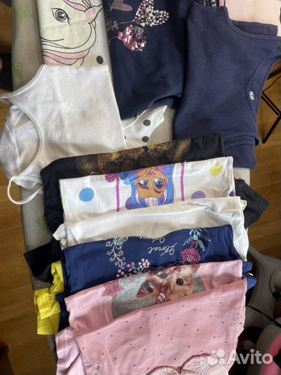 Вещи пакетом на девочку 110 см