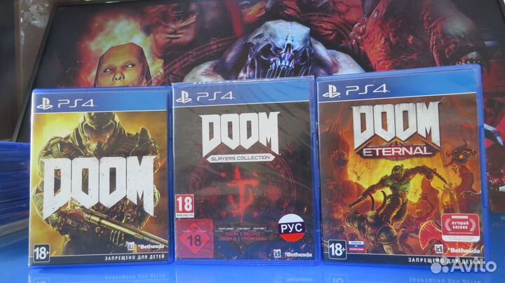 Doom все части Русская версия PS4 / PS5