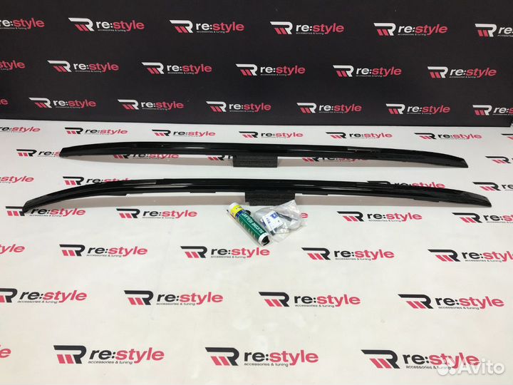 Рейлинги Toyota RAV4 (XA50) с18г Черные S2115