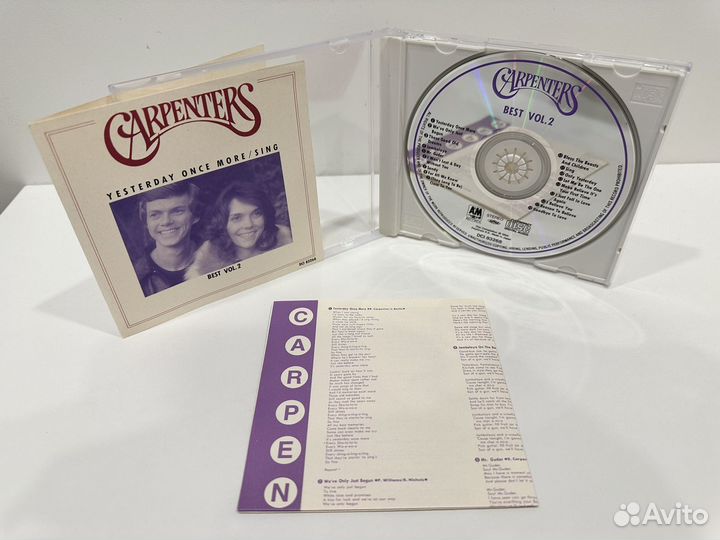 Carpenters Best Vol. 2 Yesterday Once More CD JP