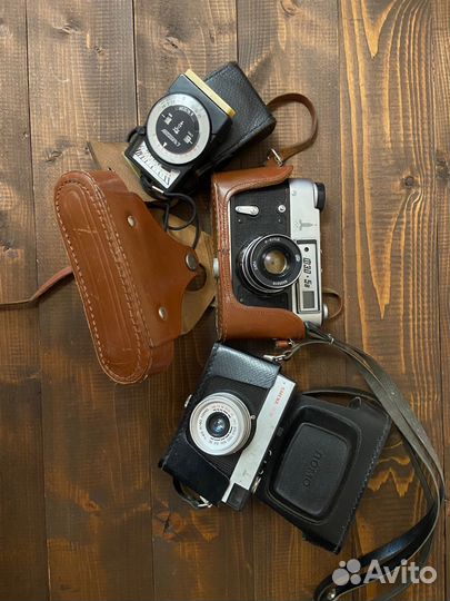 Плёночный фотоаппарат фед 5 и ломо