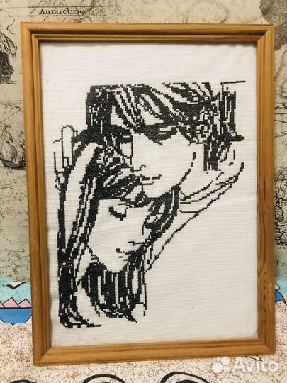 Картина вышитая крестом