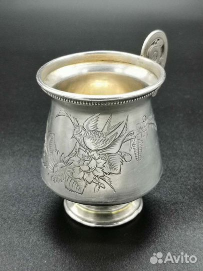 Серебряная чарка 84 проб