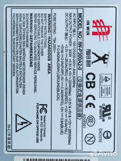 Блоки питания inwin, power MAN