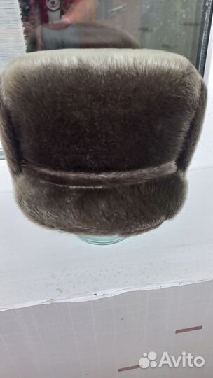 Мужская шапка из морского котика