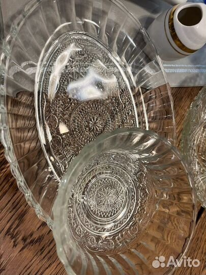 Посуда СССР гдр китай масленка стаканы салатники