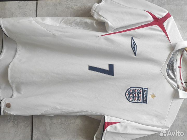 Футболка сборной Англии по футболу 2005-07 гг