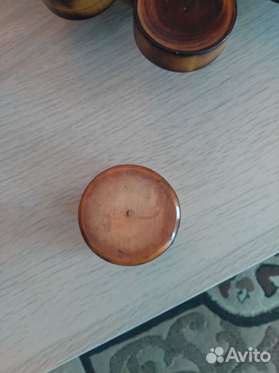 Посуда деревянная набор бокалов