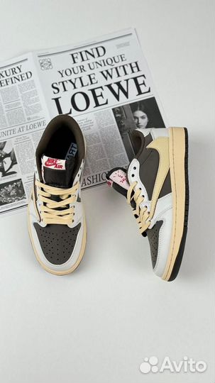 Кроссовки Nike Air Jordan 1 low Travis Scott