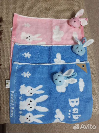 Махровая салфетка с держателем