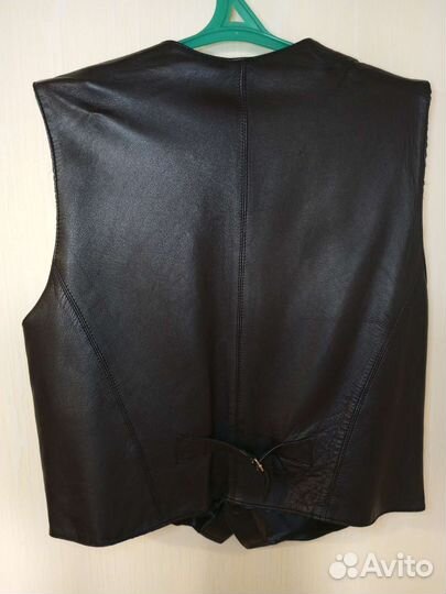 Жилетка кожаная мужская 52 р-р Испания