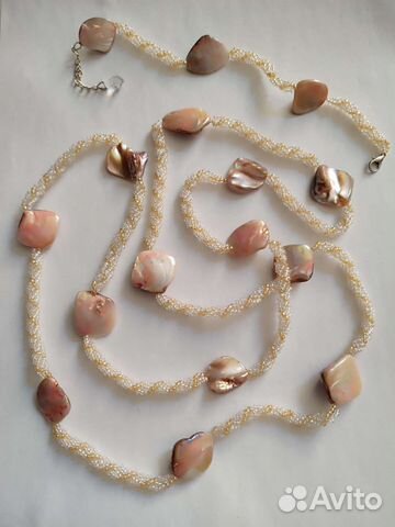 Бусы и браслет 