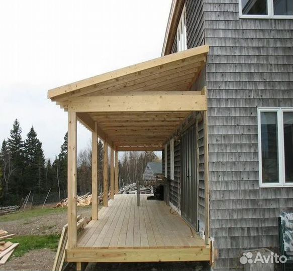 Строительство беседок, навесов, пристроек