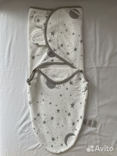 Спальный мешок кокон для новорожденных на липучке