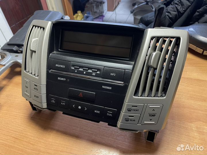 Lexus RX 330 Управления климатической установкой