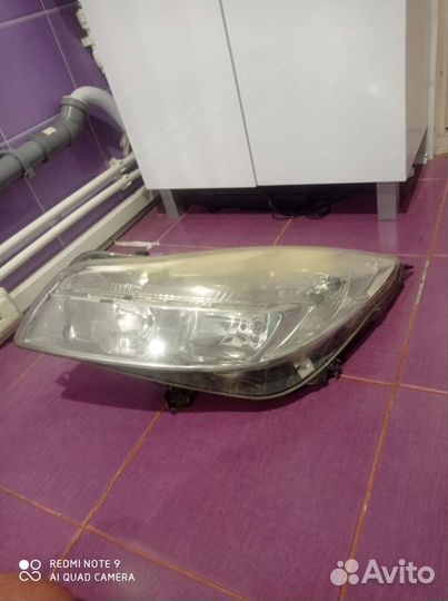 Передняя фара опель инсигния