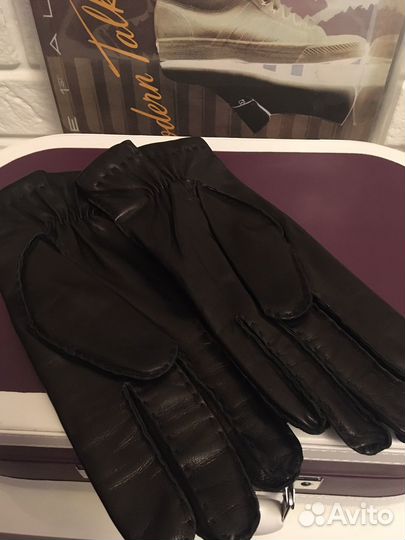 Мужские кожаные перчатки