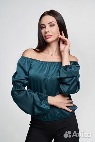 Женская атласная нарядная блузка купить в Москве | Личные вещи | Авито