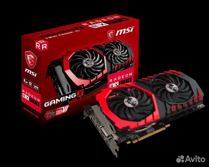 Видеокарта MSI rx 570 Gaming X 4gb
