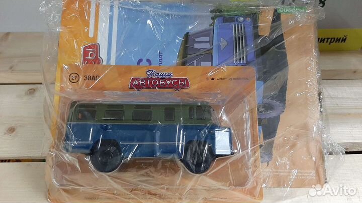 Модели советских автобусов 1:43 (журналка modimio)