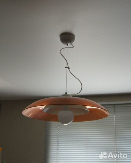 Светильник стеклянный 50 см и плафон 49 см