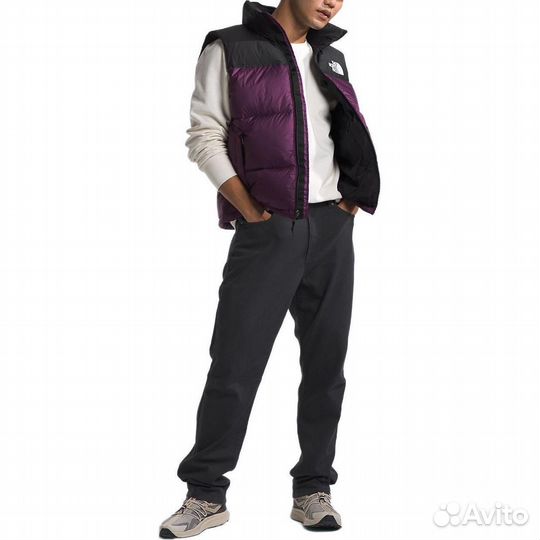 THE north face Vest Men Blackcurrant Purple (2XL)(86)