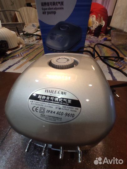 Компрессор воздушный для аквариума