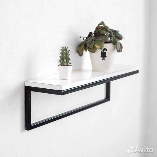 Настенные полки в стиле лофт