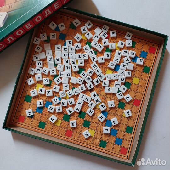 Игра настольная Словодел (она же Эрудит, Скраббл)