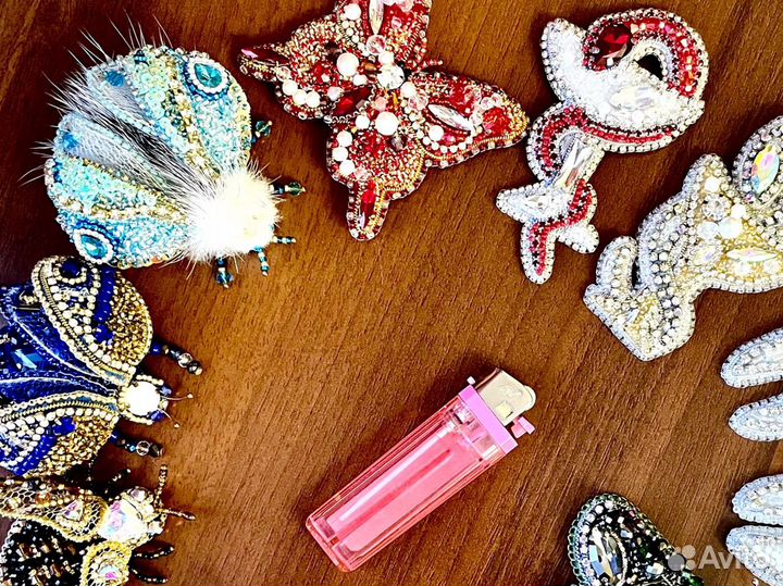 Брошь бабочка