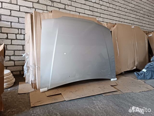 Капот ваз 2114 серебристый (снежная королева)