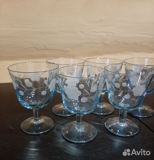 Питейные приспособы СССР цветное стекло