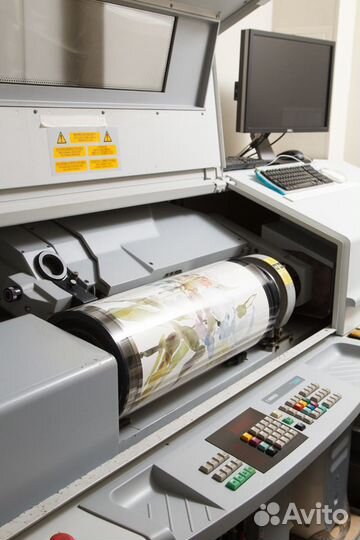 Сканирование на барабанном сканере 11000ppi