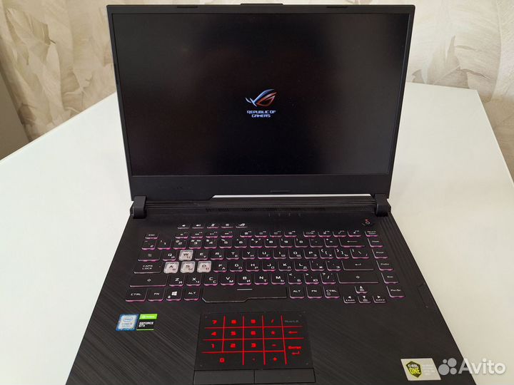 Ноутбук Asus rog strix gl531gt