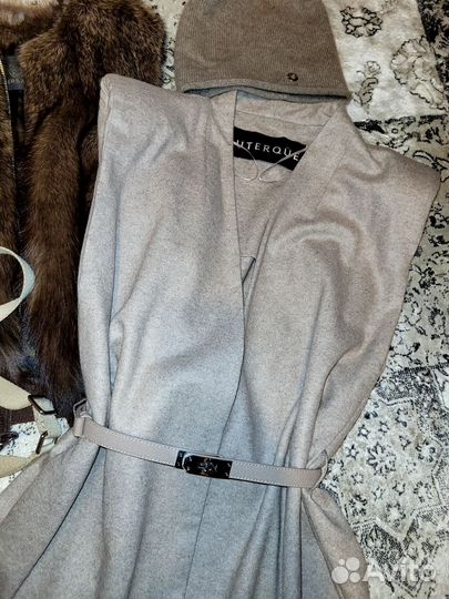 Шикарный женский жилет из шерсти новый s m