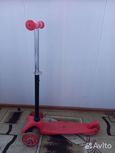 Самокат детский трехколесный бу
