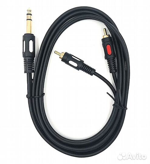 Шнур 6.35мм 1.5м и Кабель 6.35мм-2RCA 1.5м