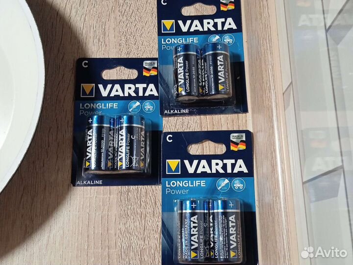Батарейки большие Varta longlife power