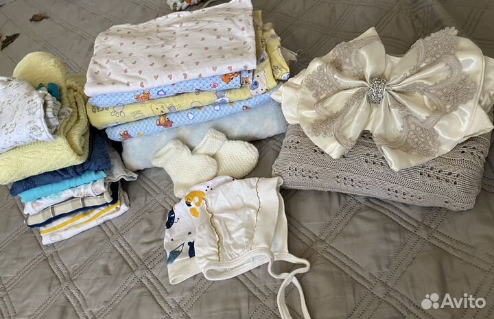 Детские вещи пакетом от 0 до 6 месяцев