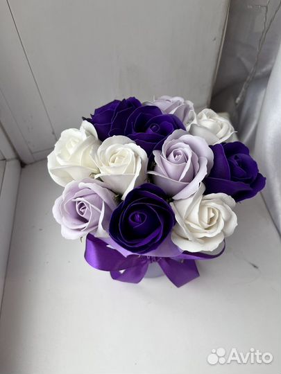 Букет из мыла 11 роз