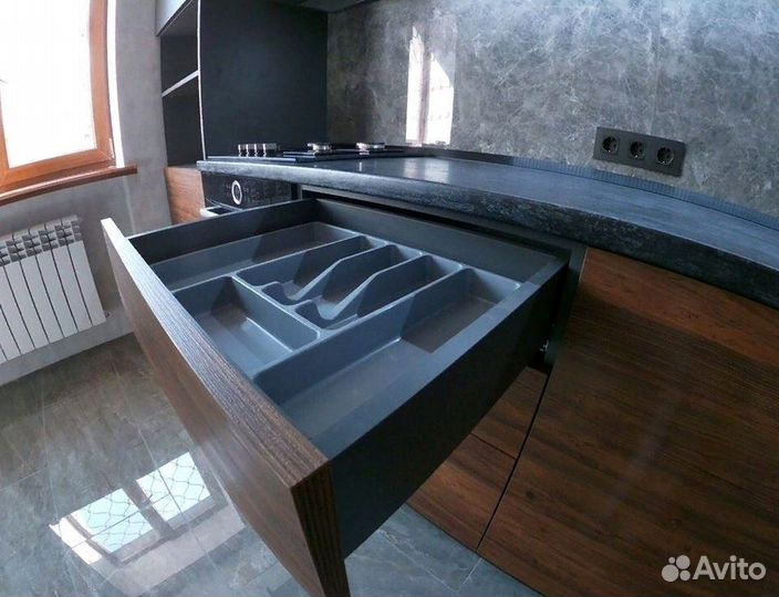 Современная кухня на заказ мдф фасады