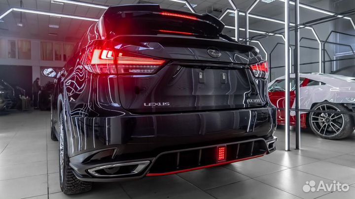 Диффузор на задний бампер Lexus RX 2021