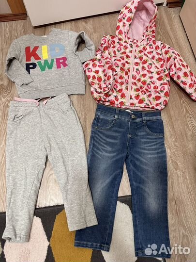Вещи пакетом для девочки 86-92