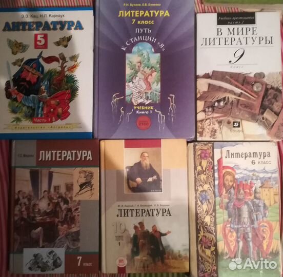 Литература 5, 6, 7, 9, 10 класс
