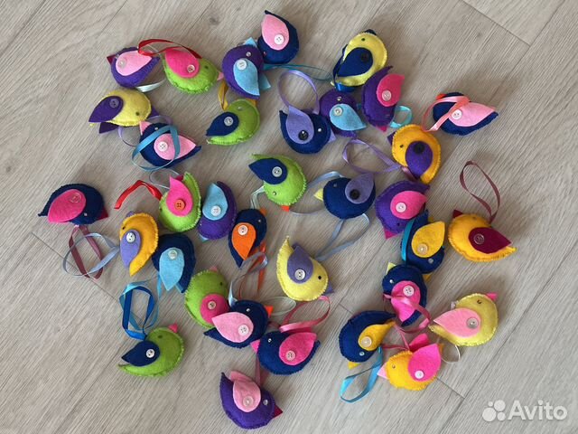 Елочные игрушки ручной работы