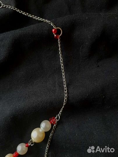 Колье ожерелье жемчужное